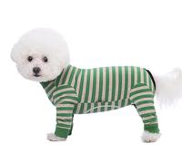 BT Bear Dog Recovery Suit,Elastic Puppy Small Dogs After Surgery Onesie Protect Joints Anti Licking for Female Male Dogs,Pets Pajamas PJS Bodysuit for Cats Small Dogs,Dark Green M