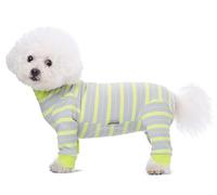 BT Bear Dog Recovery Suit,Elastic Puppy Small Dogs After Surgery Onesie Protect Joints Anti Licking for Female Male Dogs,Pets Pajamas PJS Bodysuit for Cats Small Dogs,Green M