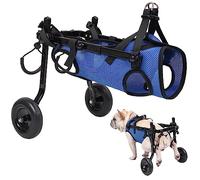 BT Bear Dog Wheelchair, Adjustable Pets Cart with Wheels for Back Legs,Dog Leg Brace and Hip Support, Assist Small Pets with Paralyzed Hind Limbs to Recover,X-Small