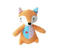 BT Bear Pet Squeaky Toys,Plush Dog Toy Chew Toys,Cute Training Squeaky Toys for Cats Puppy Small Dogs Medium Large Dogs,Fox