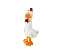 BT Bear Pet Squeaky Toys,Plush Dog Toy Chew Toys,Cute Training Squeaky Toys for Cats Puppy Small Dogs Medium Large Dogs,White chicken