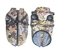 BT Bear Winter Warm Dog Coat With Harness for Small Dogs Medium Dogs Chrstimas Dog Jacket Outdoor,Waterproof Puppy Reflective Adjustable Vest Cold Winter Clothes(Camouflage,S)