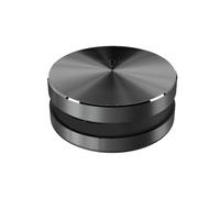 BT Bone Conduction Speaker, Portable Wireless Speaker with Stereo Bass Sound, Built in Microphone, FM Radio, Suction Cup, for Bathroom Outdoor Travel (Black)