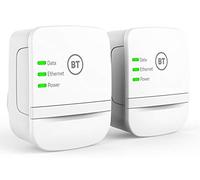 BT Broadband Extender Powerline Adapter 600 Kit, wired AV600