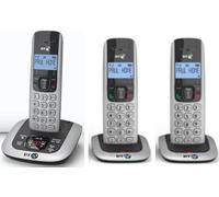 BT BT3520 TRIO Cordless Phone with Answering Machine (Hands Free Functionality, Low Radiation)