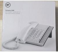 BT Converse 2200 Corded Telephone With Speakerphone White New FAST FREE POST