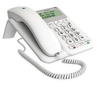 BT Decor 2200-CID Hands Free Speaker Phone (Corded Telephone) - Desk / Table Mounting Bracket Included - Caller Display Version - White