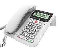 BT Decor 2600-CID-TAM = Answer Machine Version + Call Blocker + Caller Display - Hands Free Speaker Phone (Corded Telephone) - Desk / Table Mounting Bracket Included - Caller ID - TrueCall Advanced Call Blocking - White