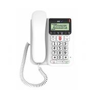BT Decor 2600 Corded Telephone 083154 in White with Answer Machine "NEW"