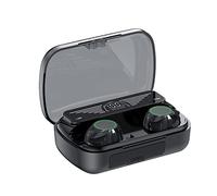 BT Earphones, 1200mAh Charging Box Earbuds Smart Touch Control Earphones LED Digital Display Comfortable Wear Headphones
