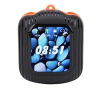 BT Earphones LCD Display Portable Headphones for Study Work Life 10mApp Control Black 2 Earphones 1 Charging Box/Cover (Black)