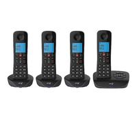 BT Essential Quad Dect Call Blocker Telephone with Answer Machine