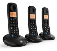 BT Everyday Cordless Landline House Phone, Home Phone, Basic Call Blocker, Do Not Disturb button, Trio Handset Pack