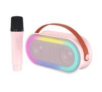 BT Karaoke Machine with Wireless Microphones and Dazzling Effect for Home Party Adults Kids
