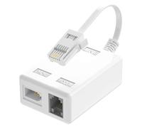 BT Plug to ADSL RJ11 Broadband Internet Microfilter Splitter ADSL Filter BT Digital Voice Adapter RJ11 to BT adapter for BT Sky Talktalk Landline Modem Router Wifi Telephone Fax
