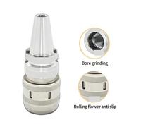 BT Powerful Tool Holder, BT40 BBT40 C32 Powerful Collet Chuck 105L CNC Machining Center Rough Milling Heavy Duty Cutting Tools(BT40-C32-105L)