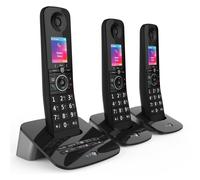 BT Premium Cordless Home Phone with 100% Nuisance Call Blocking, Mobile sync and Answering Machine, Trio Handset Pack