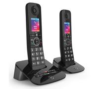 BT Premium Cordless Landline House Phone, Home Phone, 100 Percent Nuisance Call Blocker, Call Block Button, Answer Machine, Twin Handset Pack