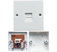 Bt Telephone Line Extension Socket Wall Plate 2/3C Left Handed 430A 630A Plugs