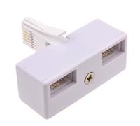 kenable BT Telephone Splitter 2 way Sockets 1 x Socket to 2 BT Phone Lines 431A
