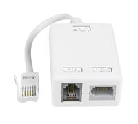 BT Telephone Splitters ADSL Filter with Cable and RJ11 Connection Adapter, ADSL Microfilter BT Plug/Socket Broadband Internet Splitter for WiFi Sky Talktalk Landline Modem Router Telephone Fax