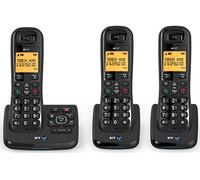 BT XD56 Cordless Phone with Answering Machine - Triple Handsets