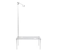 BT200 Ultralight Camping Table - Portable 2-in-1 Folding Design Lightweight Aluminum Table for Backpacking Hiking Picnics Outdoor Adventures Solo Camping