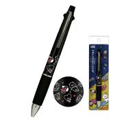 BT21 224930 Jetstream 4 & 1 TATA COOKY CHIMMY RJ KOYA SHOOKY MANG JETSTREAM 4-Color Ballpoint Pen & Sharp Vivid