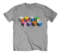 Bt21 - T-Shirt # M Unisex Grey # Blocks