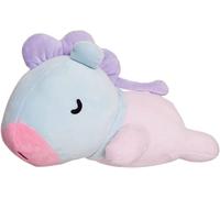 Aurora World Baby Mini Pillow Cushion MANG – BT21 Official Merchandise, Soft Toy, Blue & Purple