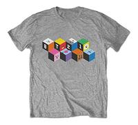 Bt21 - T-Shirt # M Unisex Grey # Blocks