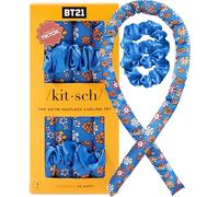 BT21 x Kitsch Satin Curls Set No Heat Curls Overnight Hair Rollers for Soft Curls and Frizz Free Styling Curlers for Sleeping Curling Iron Headband