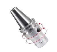 BT30/40 HSK40/50E/63A-HDC 75L-110L Dynamically Balanced CNC Hydraulic Tool HC12/20 Bobbin Clamp Elastic Clip Collet(BT40-HDC06-90L)