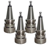 BT30-ER32-60 Tool Handle Balance Cylinder Clamp Chuck G2.5/30000RPM Lathe Fixture With Pull Screw Suitable for CNC Machining Center Engraving Machine Milling Lathe Tool Lathe Fixture (4PCS)