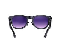 BT6.0 Intelligent Voice Sunglasses with 1200W Anti-Shake Camera Video Music Player Glasses Object Recognition AI Translator Sun Glasses for Business Travel Outdoor Use