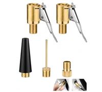BTACGWP Air Valve Adapters Set of 5 - Tool-free Quick Coupling for Bosch EasyPump & 2, Universal Air Pump Adapter for Car Wheels & Sports Ball, 100% Airtight & Stable