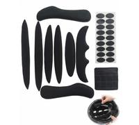 BTACGWP Bicycle Helmet Replacement Pads, 1 Set Black Universal, Foam Pads, Ergonomic Padding Against Pressure Points and Sweat Wicking for Optimal Grip on Long Bike Tours