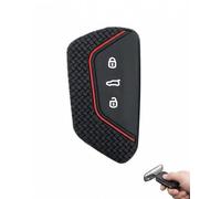 BTACGWP Car Key Case Pack of 1 Black/Red with Reinforced Corners and Non-Slip Surface for Secure Hold and Optimal Drop Protection in the event of Drops for Vehicles
