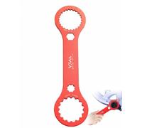 BTACGWP Centerlock Tool, 1 Piece Orange Aluminium Alloy 2-in-1 Adapter for Shimano Brake Discs & Bottom Bracket, Protects Components by Precise Fit during Bicycle Maintenance