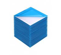 BTACGWP Pool Repair Kit 30 Pieces (7 x 7 cm), TPU Pool Patches, Self-Adhesive, Blue-Transparent, Underwater Repair without Draining, Durable Seal on Wet Surfaces