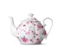 BTaT Floral Tea Pot, Porcelain and Bone China, 38 oz, with Lid, Dishwasher Safe