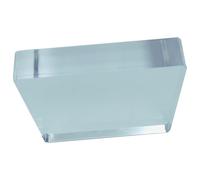 BTBAI 2PCS Acrylic blocks for display Acrylic Square Display Block 10x10x2CM 3.9x 3.9x0.78 Inches Edge Polished Clear Display Pedestal Display Base k2a