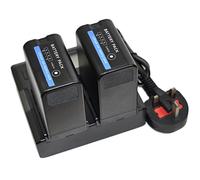 BTBAI 2x BP-U60 Battery+Charger AC Dual LCD for BPU60 BP-U30 BP-U65 BP-U90 BP-U95 PMW-100 150 160 200 280 300 300K2 EX1 EX160 EX1R EX260 EX280 EX3 F3 F3K X160 X280 300K1 PXW-F5K FS5 FS7 X160 X180 k1a