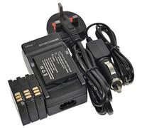 BTBAI 4x DB-60 Battery+Charger AC Wall Single for BJ-6 BJ6 DB60 DB-65 DB60 G600 G700 G700SE GR Digital II III IV GX200 Camera Battery Charger Adapter k2a