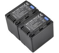 BTBAI Compatible 2x vw-vbt190 Battery+Charger AC Dual LCD for vbt190e vbt190ek vbt190f vbt190k vbt190s vbt380 vbt380e vbt380ek vbt380k hc-770eb vx870 vx870k vx870m vx878 vx970 vx980 vx980ebk vx980m