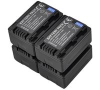 BTBAI Compatible 4x vw-vbt190 Battery+Charger AC/DC Single for vbt190e vbt190ek vbt190f vbt190k vbt190s vbt380 vbt380e vbt380ek vbt380k hc-v380 v380k v500 v500m v500k v500mk v510 v520 v520gk v520m