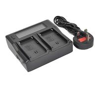 BTBAI Compatible vw-vbt190 Battery Charger AC Dual LCD for vbt190e vbt190ek vbt190f vbt190k vbt190s vbt380 vbt380e vbt380ek vbt380k hc-vxf999 vxf1 vxf1ee vx1 vx1k sdr-t70 t70k t70p t71 t76 t95