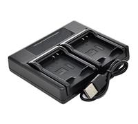 BTBAI LP-E6 Battery Charger USB Dual for lp-e6n lp-e6nh lc-e6 lc-e6c lc-e6e eos 60d mark ii 6d ii 6d mark 2 6d mark ii 6d 60d 60da 70d 80d 90d eos r Camera Charger Adatper k2a