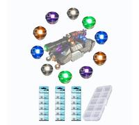 BTBEMO Mini LED Lights for Action Figures & Model Kits - 10PCS Colorful High Brightness Display Lighting for Gundam, Anime Figurines, Art & Craft Kits