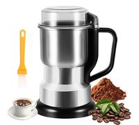 BTBHIHO 300W Electric Coffee Grinder, 8-Blade Stainless Steel Grinder, Fast Grinding with Copper Motor, Low Power Use Spice Grinder for Coffee Beans, Nuts, Grains, Pepper